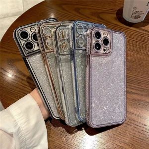 Alternative view of 韓国 iphone13/13pro 用ケース キラキラ グリッター ケース iphone12/11series対応 インナーシートケース