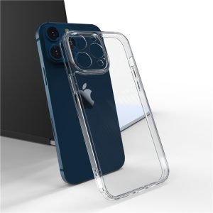 Alternative view of iphone14/14pro ケース 透明 iphone13pro/12promax 強化ガラスケース クリア 衝撃吸収