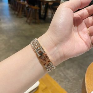 Alternative view of apple watch キラキラ バンド ダイヤ アップル ウォッチ バンド おしゃれ レディース ジュエリー