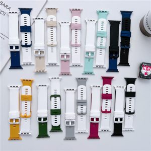 Alternative view of シリコン apple watch バンド バイカラー メンズ アップルウォッチバンド 防水 交換ベルト 2本セット+カバー