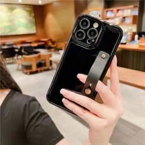 Alternative view of ベルト付き iphone14proケース 韓国 おしゃれ iphone14/13ケース シンプル iphone ソフトカバー 耐衝撃 カップル