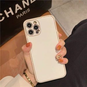 Alternative view of iphone15plus/15promax ケース 韓国 iPhone16/16pro ケース メッキ iphone15/14/13ケース ペア 大人 iphone レザー ケース おしゃれ