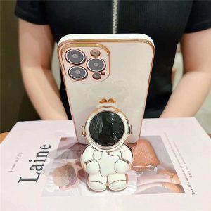 Alternative view of スタンド付き iphone14pro/14plus ケース 宇宙飛行士 iphone13 ケース おしゃれ iphone12pro/11 ケース 可愛い 韓国