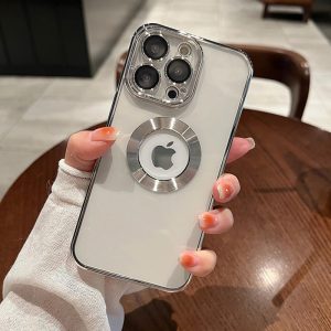Alternative view of 透明 iphone14/13 ケース  サイドカラー iphone14pro パープルに合うケース カメラ保護 おしゃれ