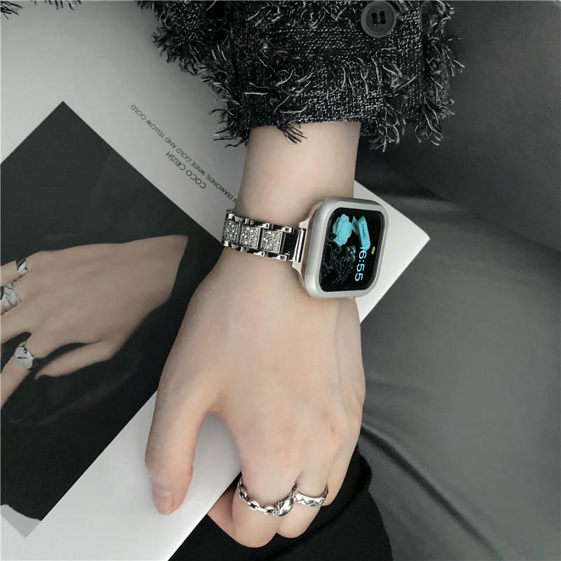 Jj7☆Apple 好 Watchバンド アップルウォッチ キラキラ カバー ケース