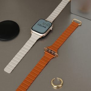 Alternative view of アップル ウォッチ バンド マグネット レザー 磁石 apple watchUltra/8/7/6/SE 替えベルト 男性 女性 おしゃれ