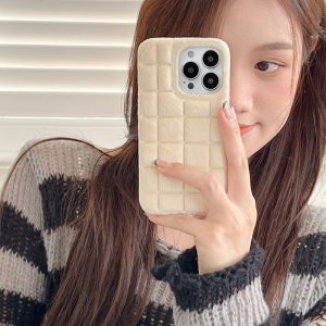 Alternative view of もこもこ iphone14pro/13/12ケース 韓国 かわいい ふわふわ iphoneケース 冬にぴったり