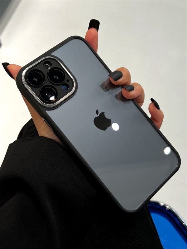 黄ばまない iphone14/13 クリアケース レンズフィルム一体型 iphone14pro ケース 耐衝撃 男女兼用