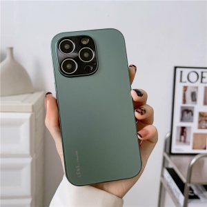 Alternative view of くすみカラー iphone14pro ガラスケース マット 艶消し iphone14/14promaxケース 指紋防止 耐衝撃 男女兼用