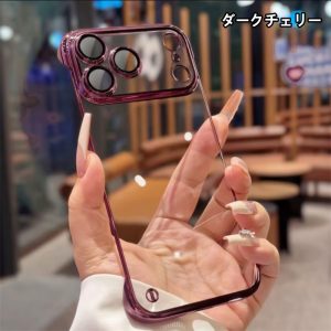 Alternative view of サイドなしケース iphone18pro/18promax/17/17pro ケース クリア カメラ保護 iphone16/15/14ケース 薄型 ストラップホール付き