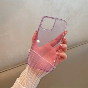 Alternative view of クリア iphone14pro/14promaxケース シンプル ペア iphone13/12 ハードケース 耐衝撃 人気