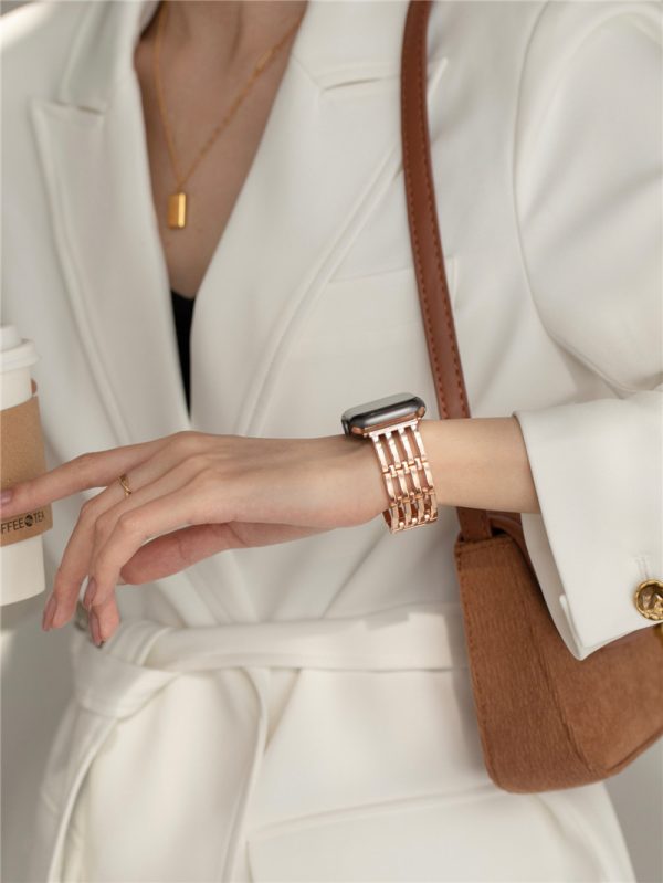 apple watchバンド 女性 38/40/42/49mm ステンレス アップルウォッチバンド おしゃれ