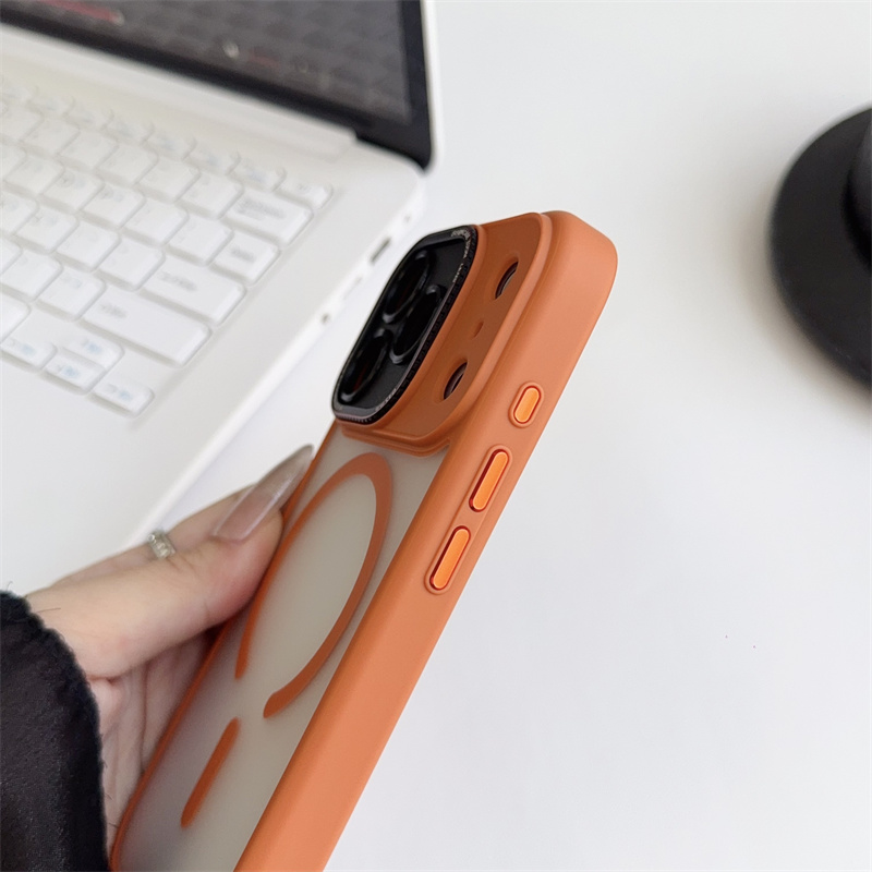 iphone17/16/16plus ケース メンズ 人気 magsafe 対応 ケース おすすめ iphone15/14 ケース マット スマホケース 半透明 iphone ケース 衝撃 に 強い 指紋防止 - 画像 (10)