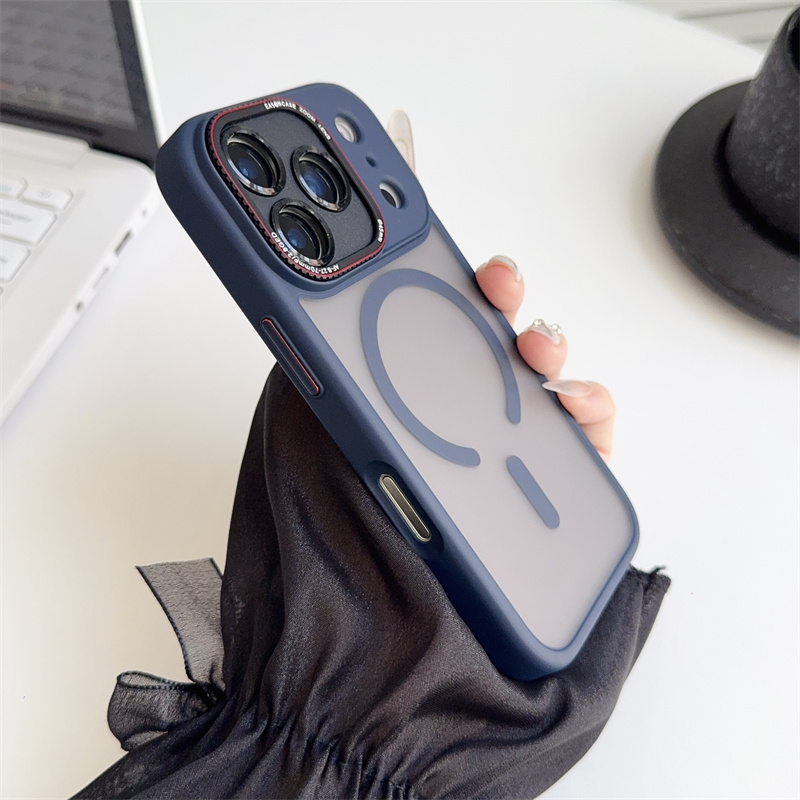 iphone17/16/16plus ケース メンズ 人気 magsafe 対応 ケース おすすめ iphone15/14 ケース マット スマホケース 半透明 iphone ケース 衝撃 に 強い 指紋防止 - 画像 (8)