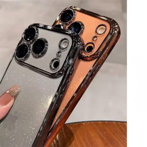 Alternative view of クリア iphone17/16ケース iphone17air/16plus ケース ラメ入り キラキラ iphone17pro/16pro/15 ケース iphone14 ケース 耐 衝撃 最強 携帯 ケース かわいい iphone ケース 韓国 スマホケース シンプル