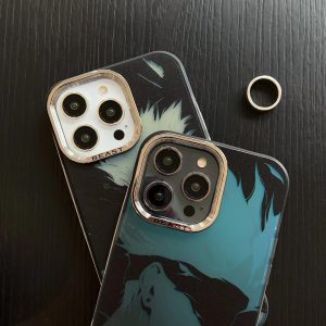 Alternative view of 呪術 廻 戦 スマホケース iPhoneケース キャラクター iPhone15pro/15promax アニメ iphone ケース メタリック スマホカバー 格好いい