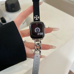 Alternative view of アップル ウォッチ バンド デニム apple watch チェーン ベルト 時計 バンド おしゃれ アップル ウォッチ バンド 高級 メンズ apple watch バンド レディース