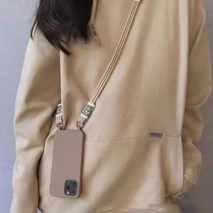 Alternative view of iphone ケース ショルダー 人気 iphone ケース 斜 めがけ おしゃれ スマホ ストラップ 付き ケース 携帯 ケース ショルダー おしゃれ 韓国 で 流行り の スマホケース