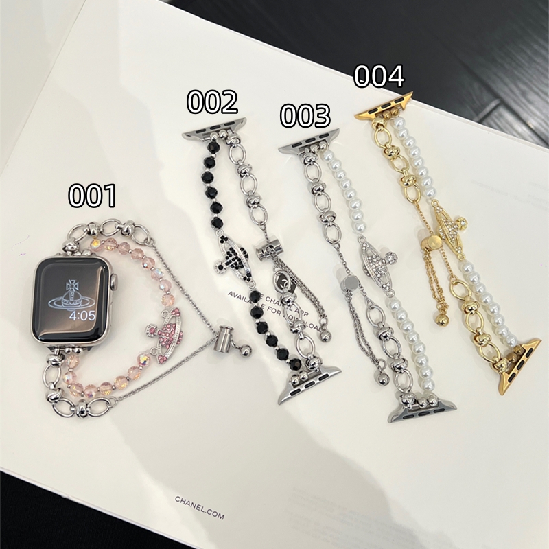 クリスタル付*Anne アップルウォッチ バンド ブレスレット ANNE Apple Watch用 クリスタル ブレスレット バンド Amazon.co