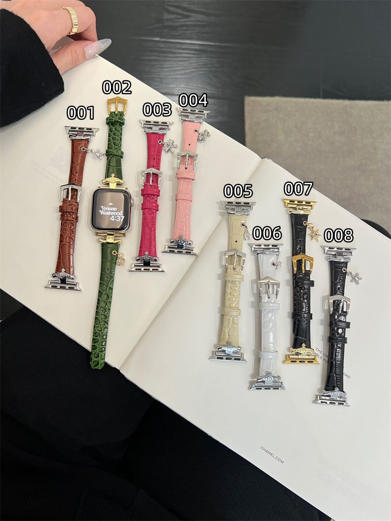 Apple Watch 本革クロコダイルバンド Apple Watch 本革 アップルウォッチ バンド クロコダイル型押し
