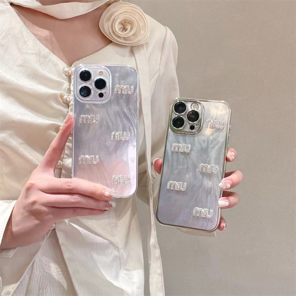 iphone クリア ケース おしゃれ iphoneケース キラキラ スマホ ケース ライン ストーン iphone ケース フェザー かわいい 韓国風