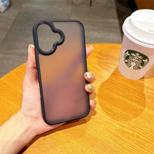 Alternative view of iphone16 ケース 耐 衝撃 最強 iphone16pro 頑丈 ケース iphone16promax ケース 半透明 iphone16plusケース マット スマホケース シンプル 携帯 カバー お 揃い iphoneケース メンズ 人気