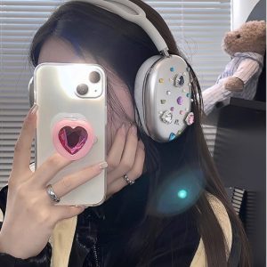 Alternative view of airpods max カバー かわいい airpods max ケース ラインストーン airpods max カバー 韓国 エアーポッズ マックス カバー 女性 人気 ヘッドホン アクセサリー