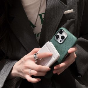 Alternative view of iphone16/16pro ケース magsafe iphone16promax ケース レザー iphone15/14 ケース シンプル アイフォン ケース かわいい カップル お 揃い 携帯 カバー