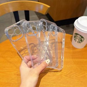 Alternative view of iphone17/16 ケース クリア おしゃれ iphone16plus/17airケース 衝撃に強い かわいい iphone16pro ケース つけ ない 派 iphone16promax ケース 透明 iphone15 ケース シンプル