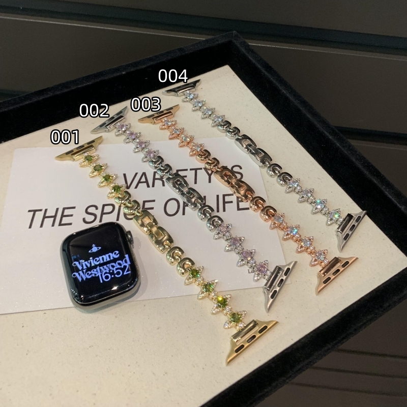 Posh Tech★ラインストーンが上品リンクアップルウォッチバンド Amazon.co.jp: 【Daturus】互換性があります Apple Watch バンド