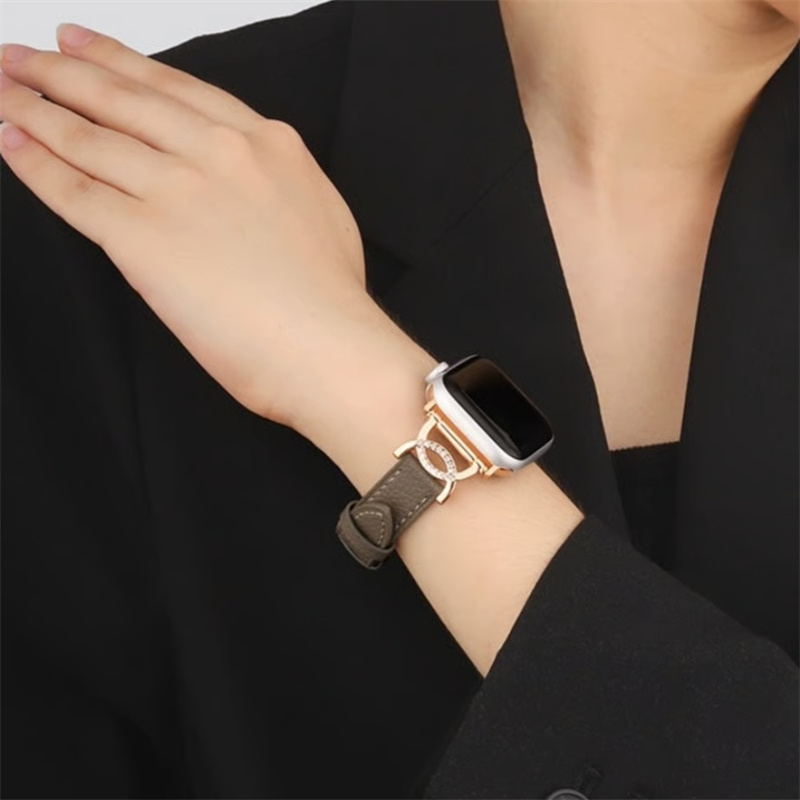 アップルウォッチ7/8/9 バンド 革 apple watch レザー バンド スマート