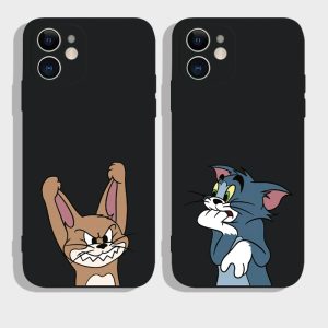 Alternative view of トムとジェリー iphone16/16plus ケース iphone16pro/16promax おそろい ケース iphone15/15plus ケース かわいい カップル お 揃い 高校生 スマホケース iphone14 ケース 衝撃 に 強い かわいい