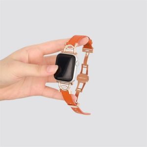 Alternative view of アップルウォッチ7/8/9 バンド 革 apple watch レザー バンド スマートウォッチ ベルト アップル ウォッチ バンド 女性 人気 iwatch ベルト 腕時計 革 ベルト 交換 おすすめ