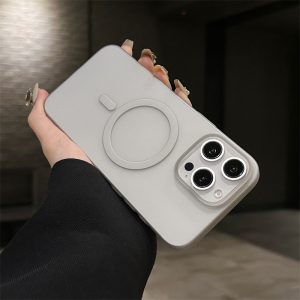 Alternative view of iphone16/16plus ケース magsafe iphone16pro ケース 半透明 指紋 が 付き にくい スマホケース iphone16promax ケース シンプル 薄い アイフォン ケース マット 質感 男女兼用