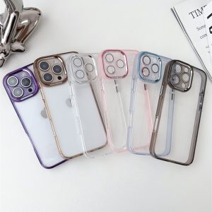 Alternative view of iphone17/air/16 ケース クリア iphone17pro/16plus/16pro ケース 可愛い iphone17promax ケース 透明 おしゃれ スマホケース レンズ 保護 アイフォン15 ケース シンプル iphone14/13 ケース おそろい R264