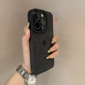 Alternative view of iphone16 ケース レザー iphone16pro/15 ケース スエード アイフォン ケース シンプル iphone15pro/14/13 ケース 衝撃 に 強い かわいい スマホケース お揃い R288