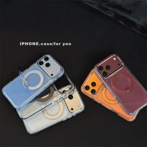 Alternative view of iphone18pro/17pro ケース スタンド 付き iphone18promax/17promax ケース 衝撃 に 強い クリア magsafe 対応 ケース かわいい 携帯 ケース ビジネス スマホケース 透明 おしゃれ