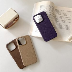 Alternative view of iphone16 レザー ケース magsafe ケース iphone16pro/15pro ケース シンプル 流行り スマホケース 韓国 iphone15/14 ケース 大人 可愛い iphone ケース 革 おしゃれ 携帯カバー お揃い R286