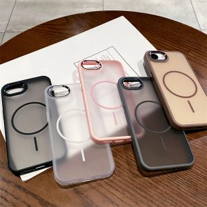 Alternative view of iphone16e ケース magsafe 対応 iphone16pro/16promax ケース 半 透明 マット スマホケース おしゃれ シンプル iphone15/15pro ケース 耐 衝撃 最強 指紋 付き にくい iphone ケース R308