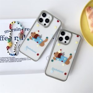 Alternative view of iphone16/16pro ケース 可愛い iphone ケース 犬 iphone16promax ケース 女子 人気 ストラップ 付き スマホケース クリア iphone15/14 ケース iphone ケース 韓国 流行り