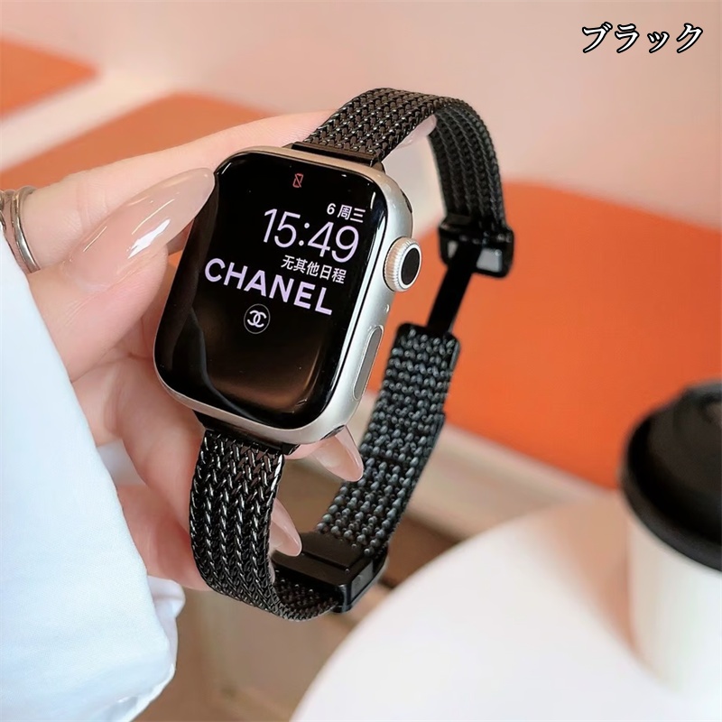アップル ウォッチ シリーズ 10 バンド apple watch ステンレス バンド 