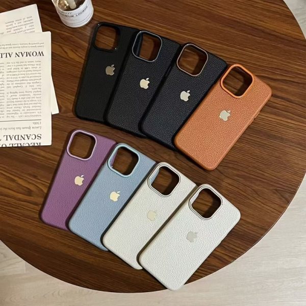 iphone16/16pro ケース ライチ 革 スマホ レザー ケース iphone16promax/15pro ケース 高級 iphone14/13/12 ケース シンプル 革 製 アイ フォン ケース iphone ケース 男女兼用 R315