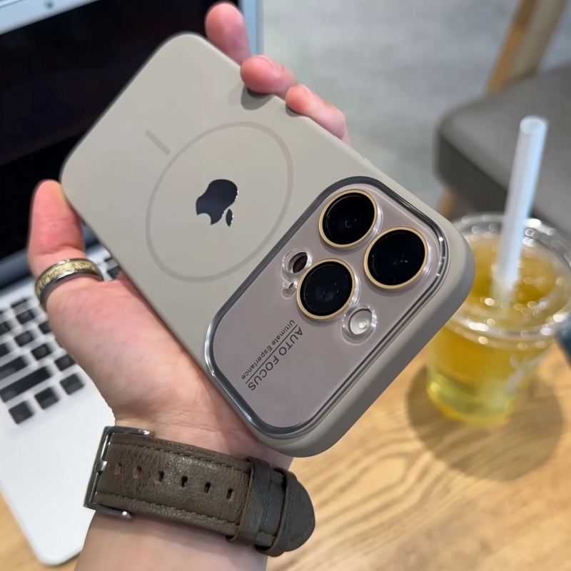 iphone18pro/17/16/16plus ケース magsafe iphone16promax/15pro ケース マット magsafe シリコン ケース スマホケース カメラ 保護 iphone15/14/13 ケース お 揃い シンプル R311 - 画像 (3)