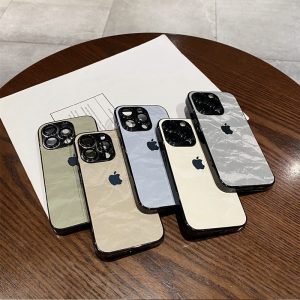 Alternative view of iphone16 ケース おしゃれ iphone16pro/15pro ケース 布 iphone14/13 ケース カメラ 保護 アイフォン ケース かわいい スマホケース 女性 人気