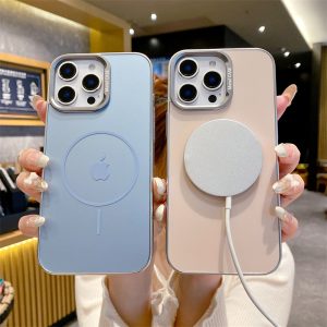 Alternative view of iphone16 ケース magsafe iphone16pro ケース メタル フレーム スマホケース マット iphone16promax ケース 高級 iphone15pro/14pro ケース おすすめ メンズ R325