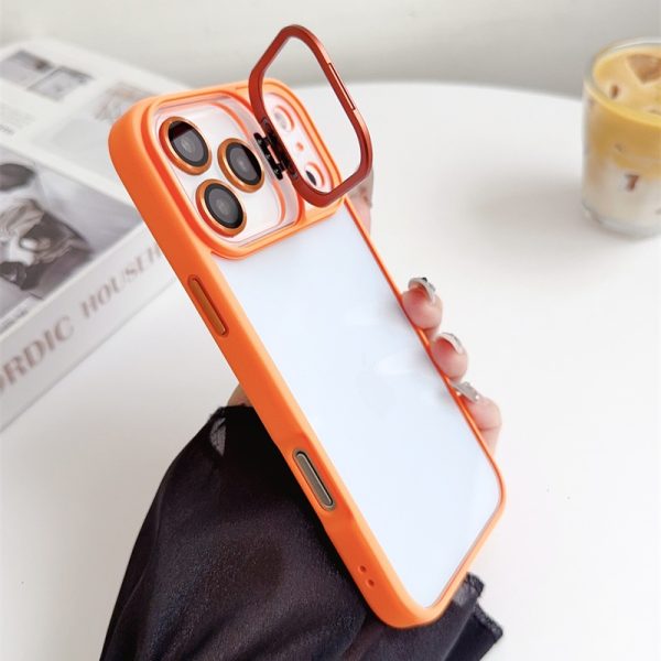 iphone17/16 ケース クリア iphone17pro/17air ケース スタンド 付き スマホケース カメラ保護リング 付き iphone16/16plus ケース 透明 おしゃれ iphone15/14 ケース 高級