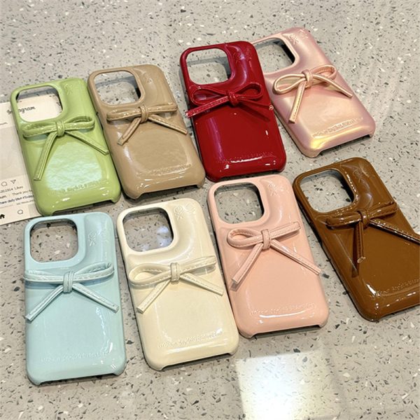 iphone16/15 ケース レザー かわいい iphone16pro/16promax ケース 大人 かわいい リボン の スマホケース iphone15/14プロ ケース 個性 的 iphone ケース 人気 女性 30 代