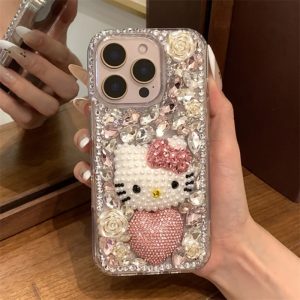 Alternative view of iphone17/17pro ケース ストーン デコ iphone16pro/16promax ケース かわいい スマホケース キラキラ iphone15/14 ケース 20 代 女子 キラキラ ストーン iphone15pro/15promax ケース M189