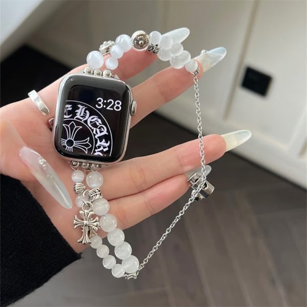 アップル ウォッチ ブレスレット apple watch se10 バンド おしゃれ アップル ウォッチ バンド 夏 涼しい apple watch バンド 蒸れない アップルウォッチバンド ビーズ アップル ウォッチ バンド 女性 人気 スマート ウォッチ 替え バンド