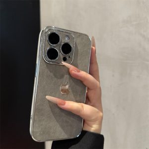 Alternative view of レンズ カバー 付き iphone16 ケース iphone16プロ ケース レザー 高級 iphone15promax/16pro ケース 大人 おしゃれ スマホ レザー ケース iphone14/13 ケース 韓国風